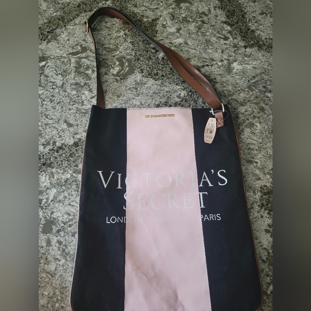 Victorias Secret Tote Bag With Adjustable Shoulder Strap